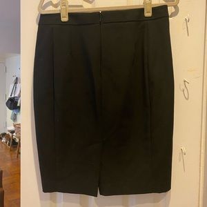 LOFT classic black pencil skirt